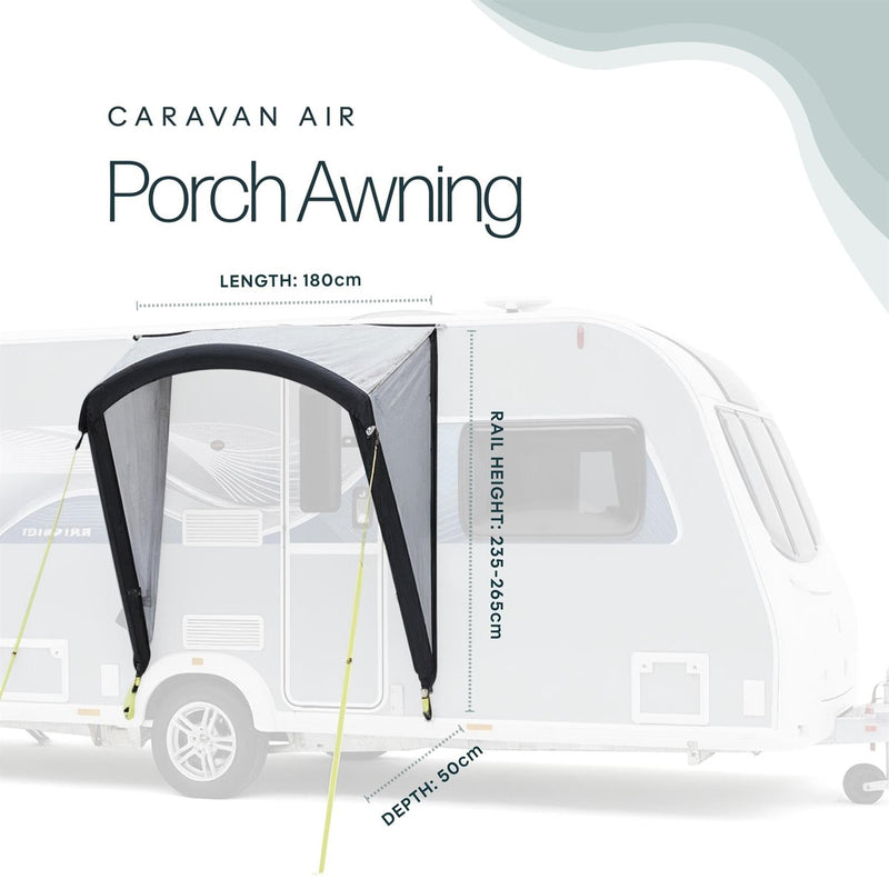 Leisurewize Griffon Inflatable Caravan Door Canopy Porch - View 3