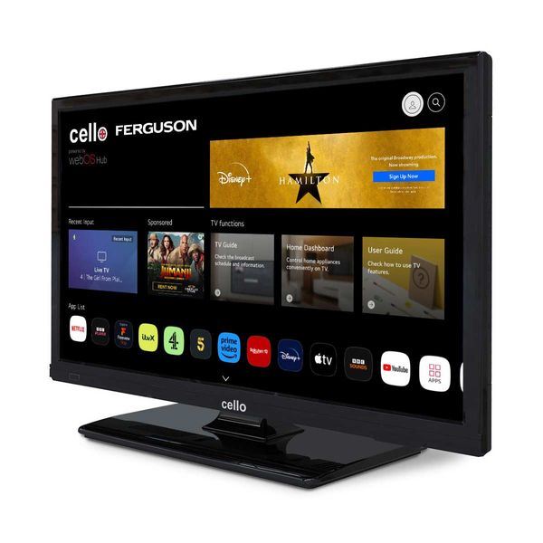 Cello 22'' Smart WebOS Traveller TV with Freeview Play