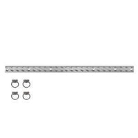 HTD Garage Bar Set 2X60 Cm + 4 Rings 1911040