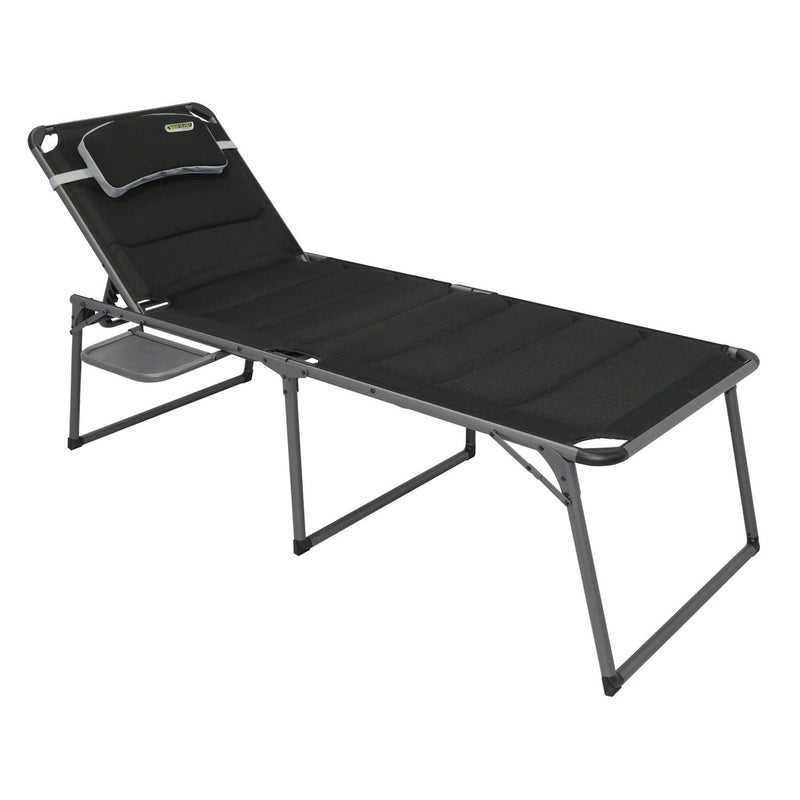 Quest Vienna Pro Lounge bed with side table Quest - UK Camping And Leisure