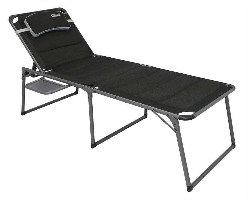 Quest Vienna Pro Lounge bed with side table Quest - UK Camping And Leisure