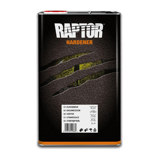 Raptor Tough Protective Coating Hardener 5 Litres Black for Durable Protection Raptor - UK Camping And Leisure