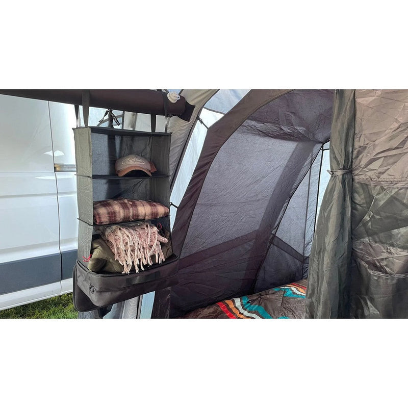 Olpro Camping Organiser with Shelves and Storage Bag 41x70cm