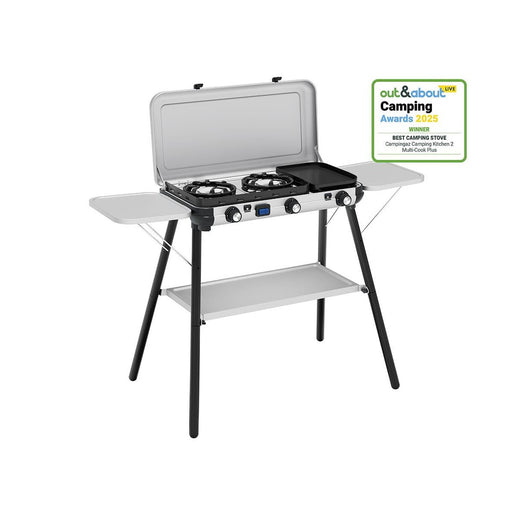 Campingaz Camping Kitchen 2 Multi Cook Plus Gas Stove Raised - View 2
