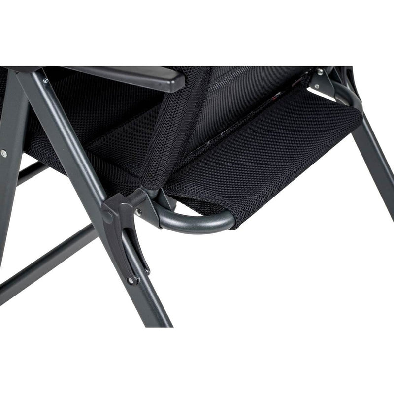 Crespo Chair AP/237 Air Deluxe Black Crespo - UK Camping And Leisure
