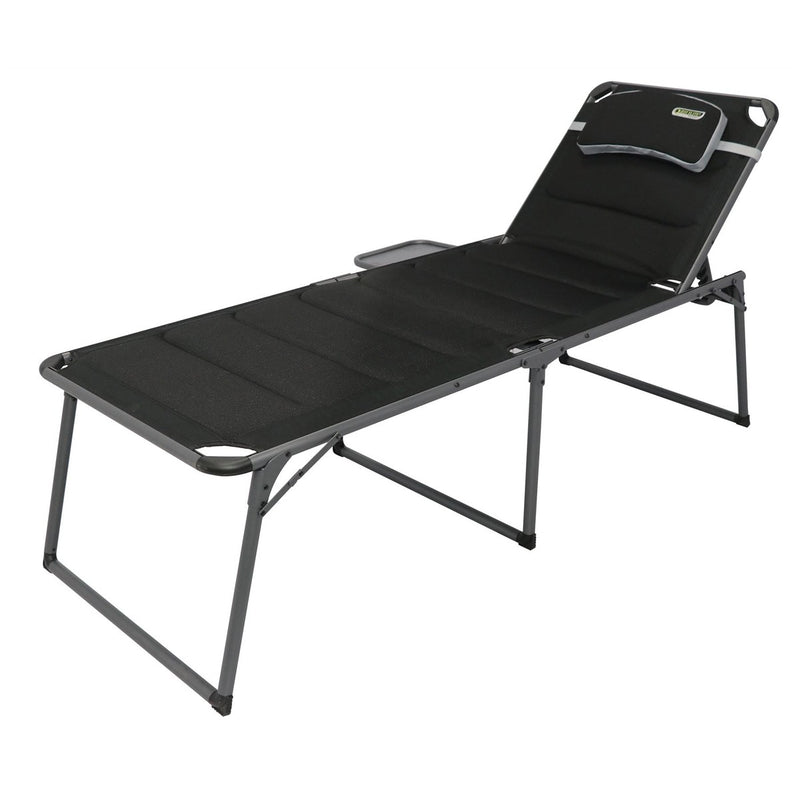 Quest Vienna Pro Lounge bed with side table Quest - UK Camping And Leisure