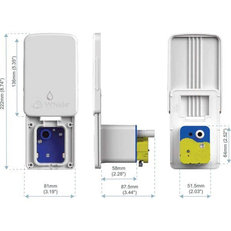 Whale Watermaster Socket with Pressure Switch Easy Slide (ES6001)