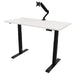 Dellonda  Electric Height Adjustable Standing Desk 1400 x 700mm Dual Motor 100kg Dellonda - UK Camping And Leisure