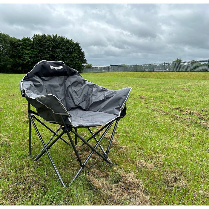 Autograph Cleveland chair Black Edition F3030BL Quest - UK Camping And Leisure