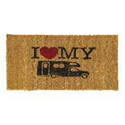 MDS1203 Reimo I Love My Motorhome Coconut door Mat 51649 UK Camping And Leisure - UK Camping And Leisure
