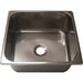 AG Rectangular Sink Stainless Steel 35 x 32cm AG - UK Camping And Leisure