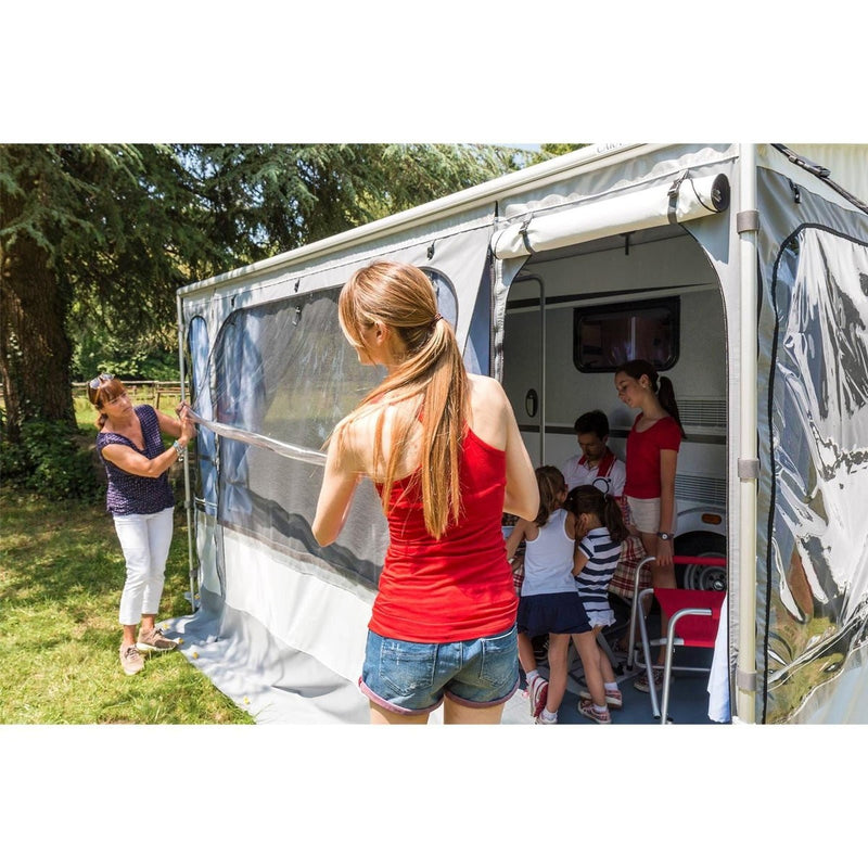 Fiamma Caravanstore Zip Top XL 310 Royal Blue Fabric (06771D02Q) Manual Awning Rail Fiamma - UK Camping And Leisure