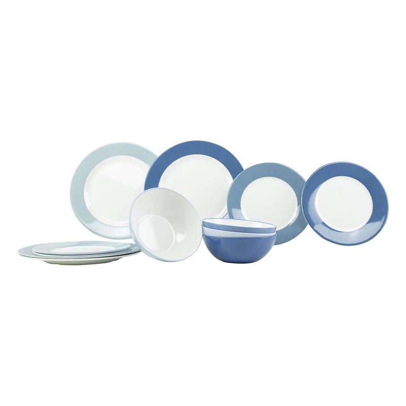 Gimex Colour Line Tableware Sky 12 Pieces Gimex - UK Camping And Leisure