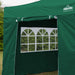 Dellonda 3x3m Pop-Up Gazebo & Side Walls Water Resistant Fabric - Green Dellonda - UK Camping And Leisure