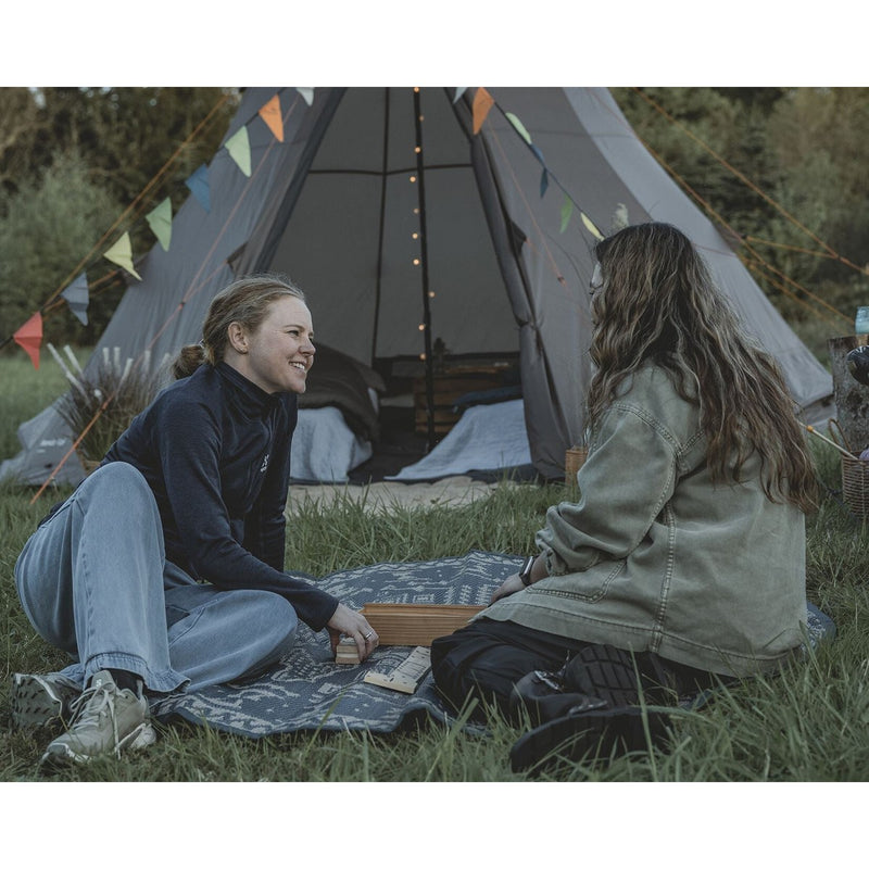 Easy Camp Rands Tipi Tent Dark Sand 8 Person Easy Camp - UK Camping And Leisure