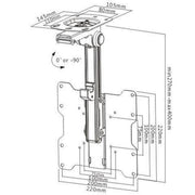 Kuma Flip Down Tv Bracket BKUMBRK156 Kuma - UK Camping And Leisure