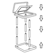 Bo-Camp Rubbish Bag Holder Ekologica Bo-Camp - UK Camping And Leisure