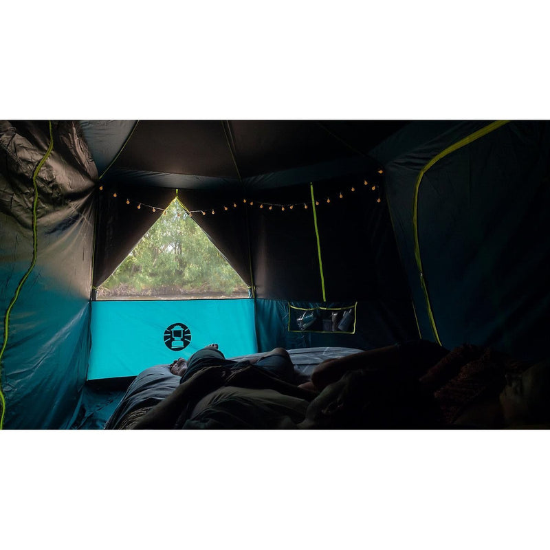 Coleman Octagon Green 8 Person Blackout Tent Camping Festival Outdoors Garden Coleman - UK Camping And Leisure