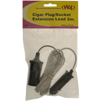 W4 Cigar Plug/Socket Lead 2M 00060