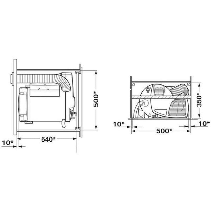 Truma Combi Heater 2E Space & Water Heater Kit (Gas and Electric) - View 2
