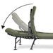 Dellonda Adjustable Bedchair with Fleece Mattress & Pillow DL77 Dellonda - UK Camping And Leisure