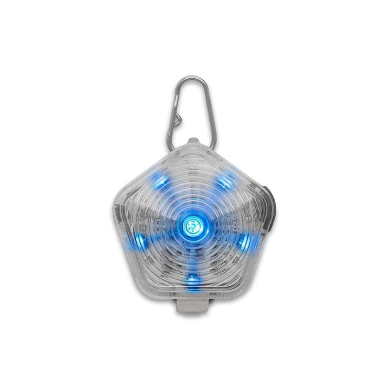 Ruffwear Beacon Dog Safety Light Clear Lake (One Size) Ruffwear - UK Camping And Leisure