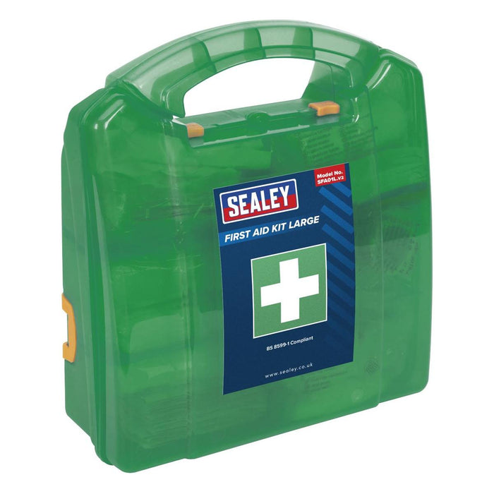 Sealey First Aid Kit Large BS 8599-1 Compliant SFA01L Sealey - UK Camping And Leisure