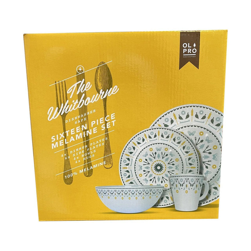 Olpro Melamine Set 16 Piece Whitbourne Design