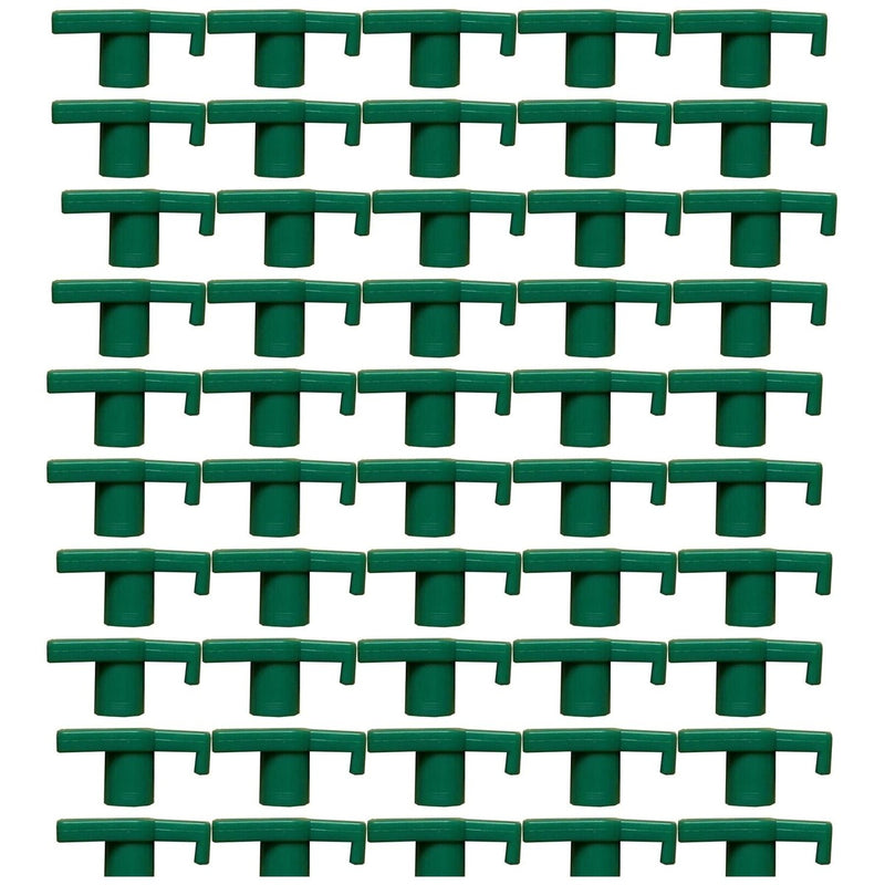 50 x Green Hard Ground Steel Rock Peg PLS Tops Hooks Tent 6009991 PLS - UK Camping And Leisure