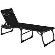 Quest Vienna Pro Lounge bed with side table Quest - UK Camping And Leisure