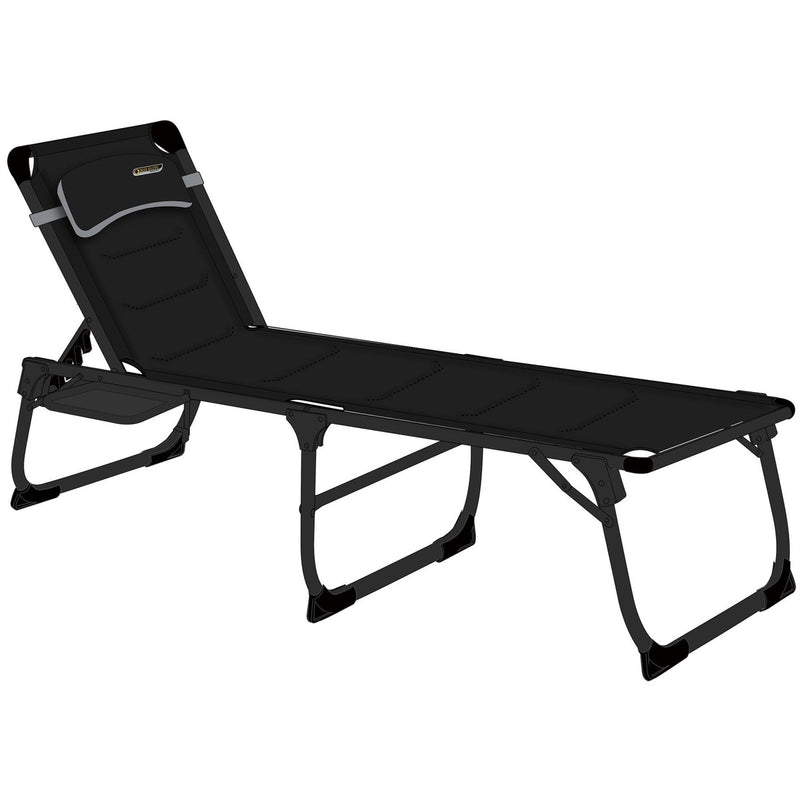 Quest Vienna Pro Lounge bed with side table Quest - UK Camping And Leisure