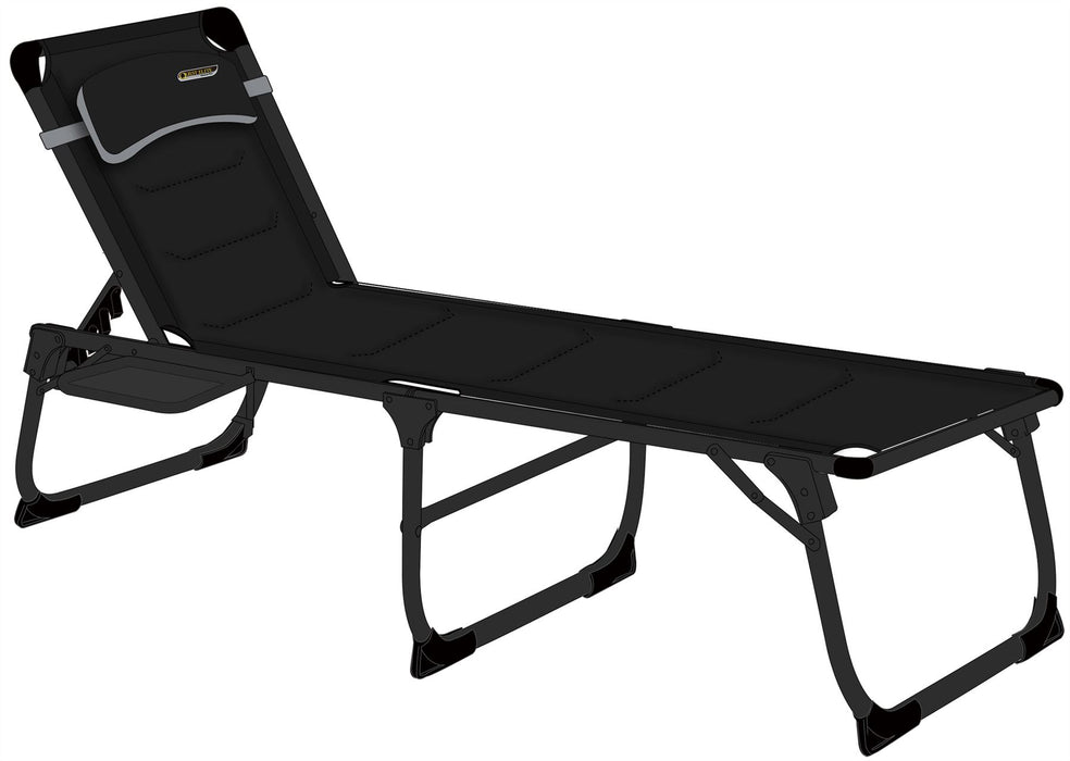 Quest Vienna Pro Lounge bed with side table Quest - UK Camping And Leisure