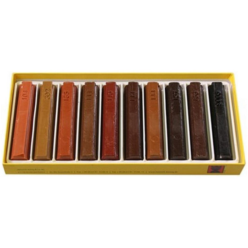 Konig Softwax 10 Dark Shades for Furniture Repair Konig - UK Camping And Leisure