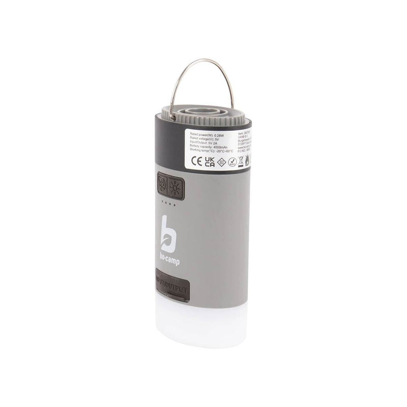 Bo-Camp Pump Lamp Power Bank Solar Rechargeable 180 Lumen Bo-Camp - UK Camping And Leisure