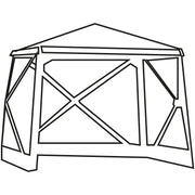 Quest Screen House 4 Pro pop up Gazebo (Grey) Quest Leisure - UK Camping And Leisure