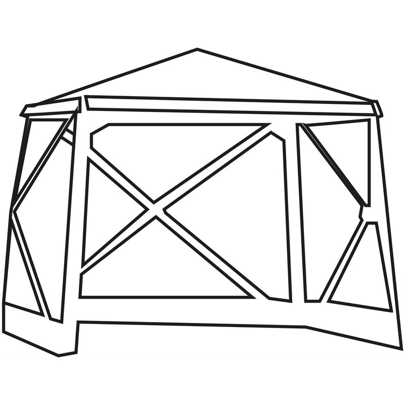 Quest Screen House 4 Pro pop up Gazebo (Grey) Quest Leisure - UK Camping And Leisure