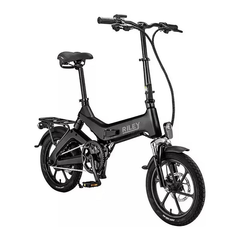 Riley RB1 Foldable E-bike - Black 45-50km Range 250w Motor UK Camping And Leisure - UK Camping And Leisure