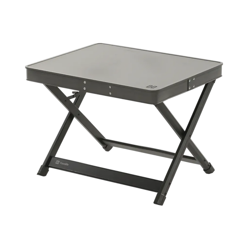 Travellife Barletta Footrest Black | breathable, lightweight, garden