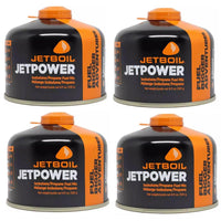 4x Jetboil JetPower Butane Gas Fuel 230g Canister
