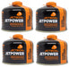 4x Jetboil JetPower Butane Gas Fuel 230g Canister Jetboil - UK Camping And Leisure