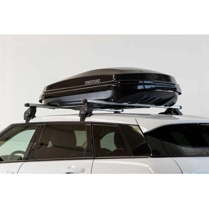 Menabo Diamond 500 Litre Black Roof Box with Duo / Dual Opening (75kg Max.) Menabo - UK Camping And Leisure