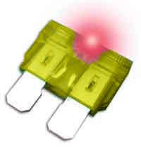 W4 Led Blade Fuse 20A (3) 37049 UK Camping And Leisure - UK Camping And Leisure