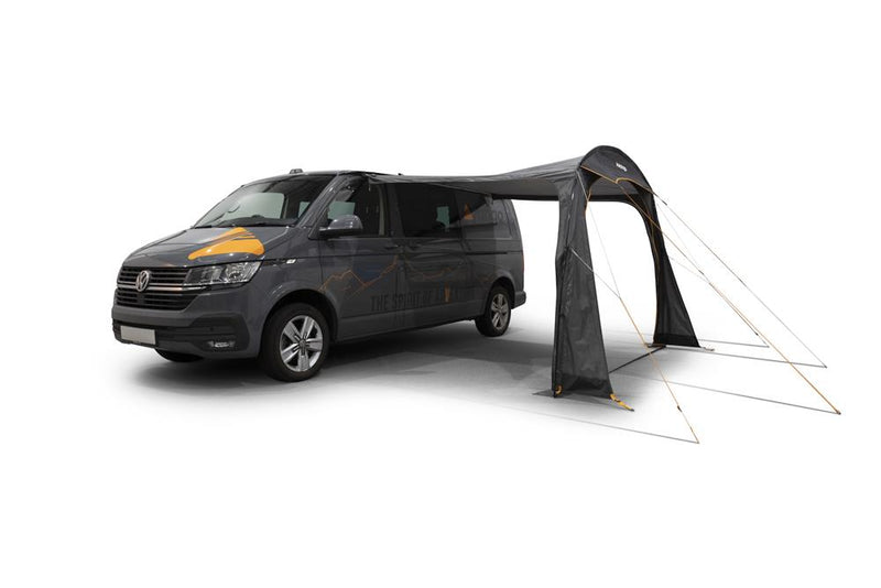 Vango Sunlight Campervan Awning Sun Canopy Smoke | poled, lightweight, compact pack, motorhome