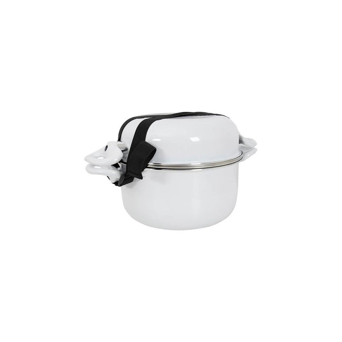 Gimex Cookware Induction White 7 Pieces Gimex - UK Camping And Leisure