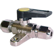 Gas 5/16" Compression Foot Mount Bullfinch Valve 3005OP Bullfinch - UK Camping And Leisure