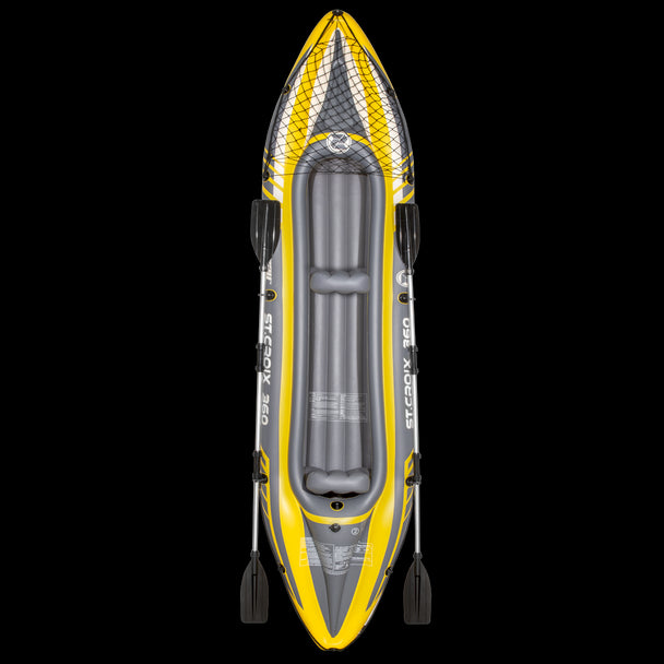 Dellonda Inflatable 2-Person Kayak/Canoe Set with Pump, Carry Bag & 2 Oars Dellonda - UK Camping And Leisure