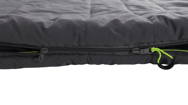Outwell Camper Grey Single Sleeping Bag | breathable, camping sleeping bag, summer