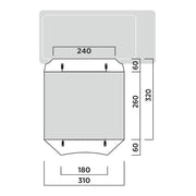Easy Camp Reine Driveaway Awning Campervan Low (180-200cm) - View 13