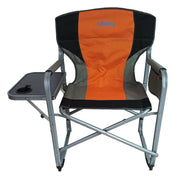 Liberty Orange Directors Chair with Side Table Camping Caravan Liberty - UK Camping And Leisure