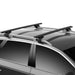 Thule WingBar Edge Roof Bars Black fits Cadillac BLS 2006-2010 Estate 5-dr with Raised Rails Thule - UK Camping And Leisure